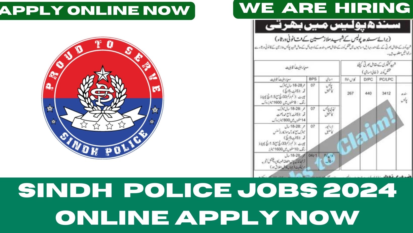 Sindh Police Jobs 2024 Current Employment Opportunities 